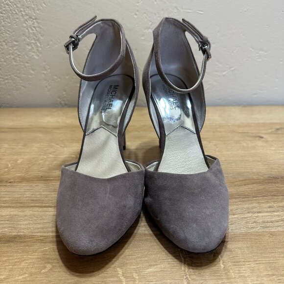 Michael Kors Georgia Suede Ankle Strap Pump - Picture 1 of 6